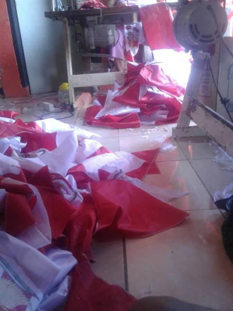 Umbul Umbul garuda 1KODI(20PCS) bendera umbul umbul bendera geregaji bendera ZIGZAK