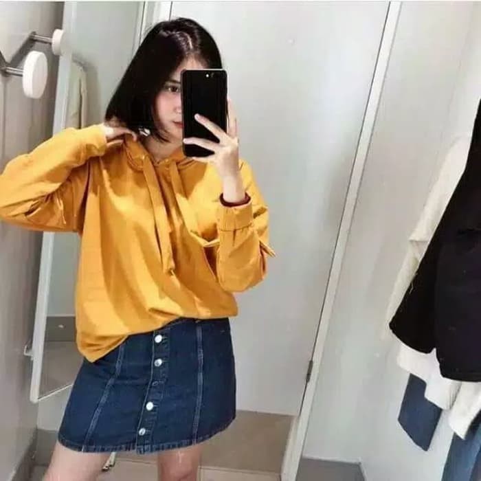 [COD] Sweater Wanita Sweater Murah Baju Hangat Basic Hoodie PnB Sweater G033