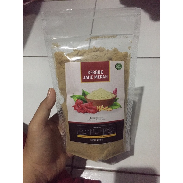 

Serbuk Jahe Merah Murni