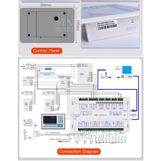 Laser Machine Controller Ruida RDC6