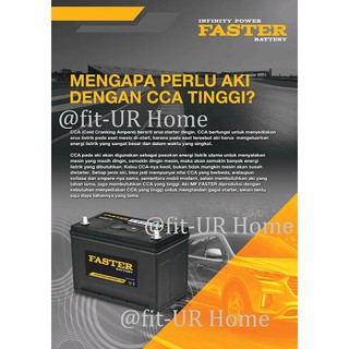 Jual Aki Mobil FASTER MF 80D26R/NS70/NX110-5, 80D26L/NS70L/NX110-5L Aki
