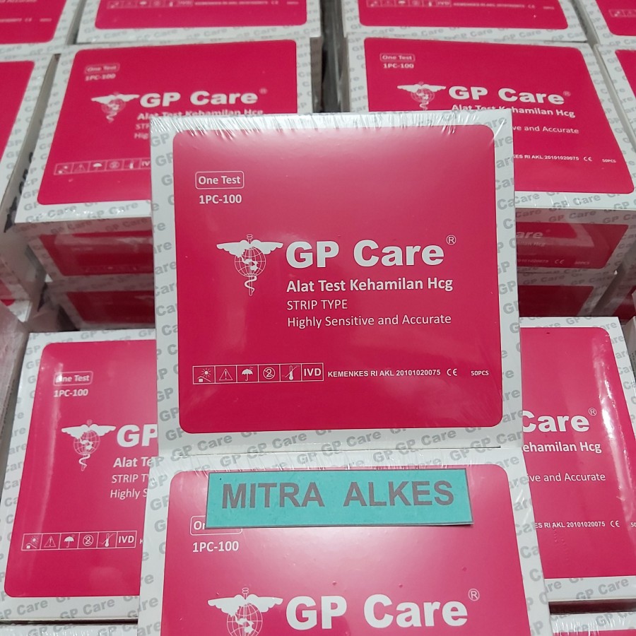 Hcg Celup GP Care. Alat Tes Kehamilan GpCare. l  Strip Test Hamil GP care.