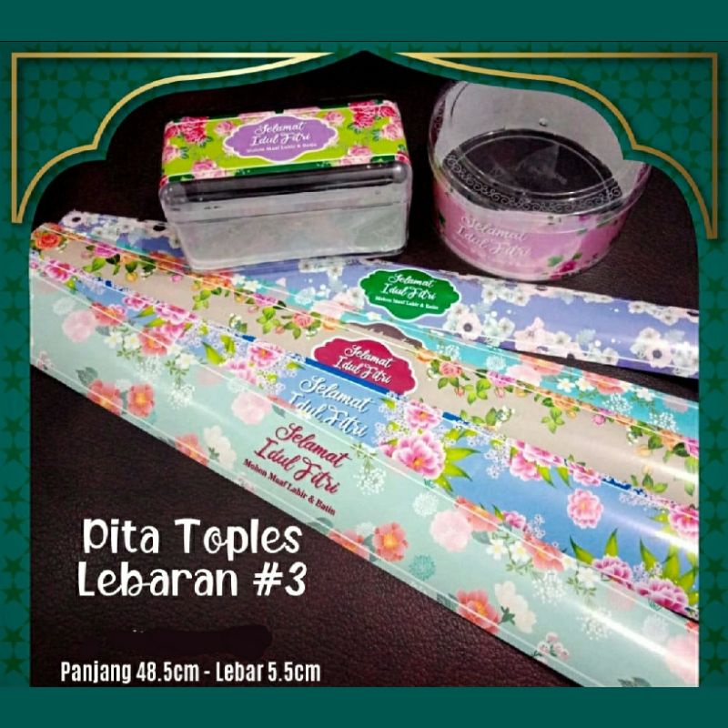 

Pita Toples Idul Fitri Pita Kertas Sabuk Toples Lebaran