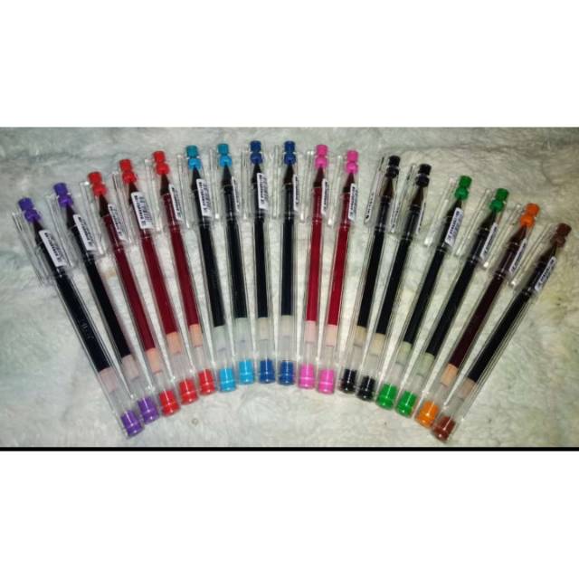 

Bolpoin pilot hitec/pulpen hitec warna warni