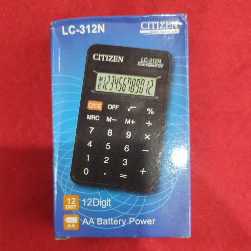 

kalkulator Citizen LC312N