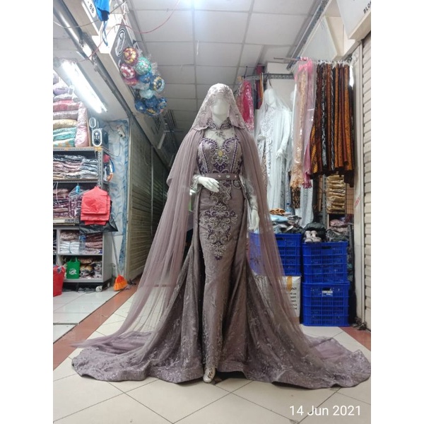 KEBAYA PENGANTIN SLIM MUTIARA/SLIM EKONOMIS