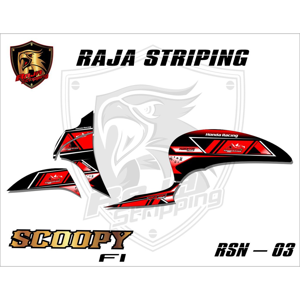Striping Racing Honda Scoopy New 2021