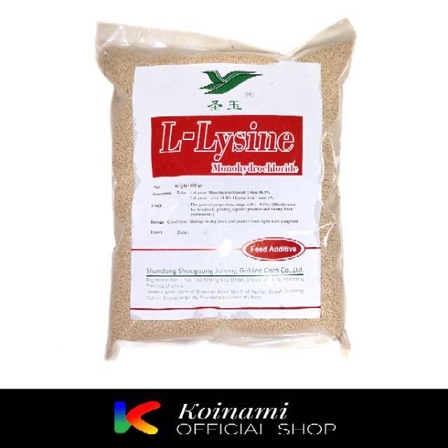 L lysine untuk ayam sapi ikan 500 gram