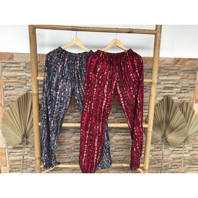 celana kulot tie dye