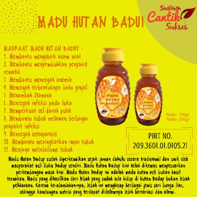 

Madu Hutan Badui SR12