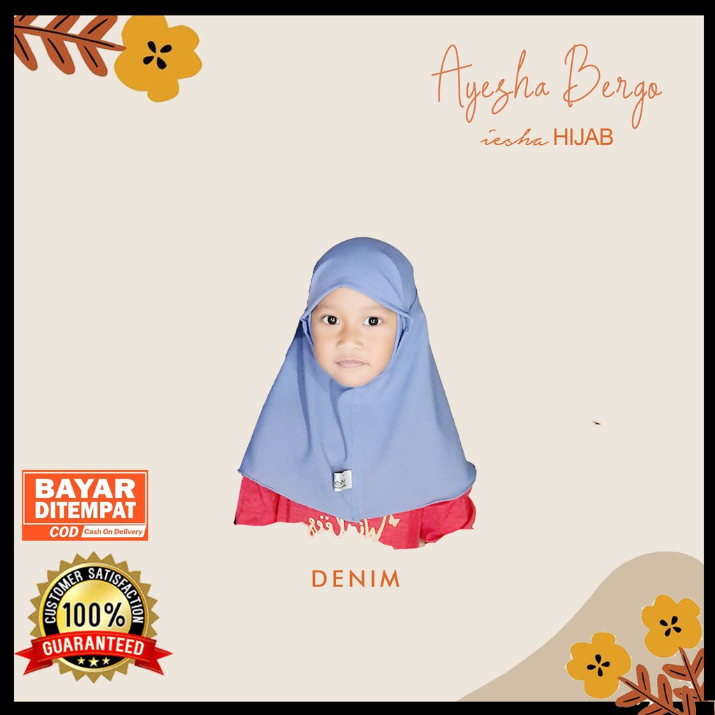 AYESHA BERGO ANAK WARNA DENIM