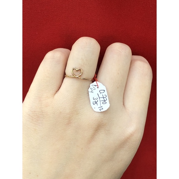 Cincin love emas asli 8k/375