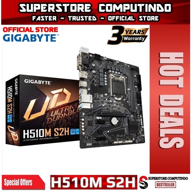 Motherboard Gigabyte H510M S2H (LGA1200, H510, DDR4, USB3.2, SATA3)