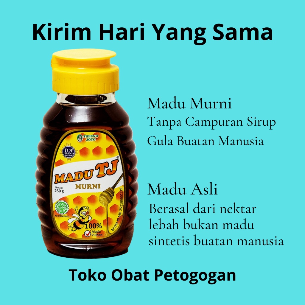 

Tresnojoyo Madu TJ Murni Mengobati Radang Tenggorokan Panas Dalam Dan Batuk Aman Sumber Tenaga Pria Perkasa 250 Gram Toko Obat Petogogan