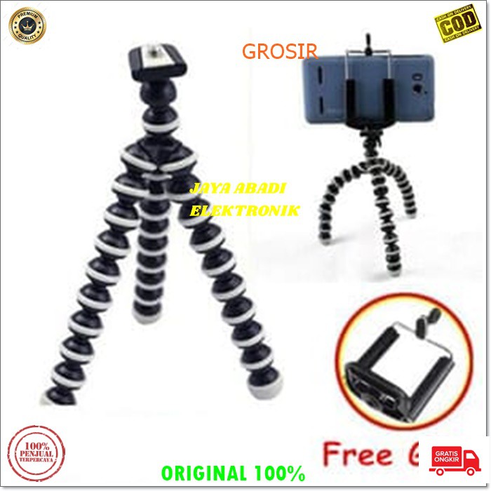 J134 TRIPOD MINI LIPAT GORILA HOLDER U KAKI TIGA MONOPOD PEGANGAN HP KAMERA CAMERA PENYANGGA DUDUKAN POD MOBILE ORIGINAL TRIPOD SPIDER MINI HOLDER U LIPAT KAKI TIGA MONOPOD FLEXSIBLE UNIVERSAL NAMUN TETAP KOKOH PENYANGGA HANDPHONE