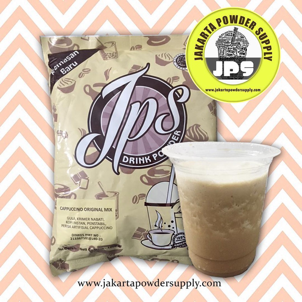 

Bubuk Minuman/ Powder Drink/ Bubble Drink Rasa Cappucino Original Mix Powder Instan Gula