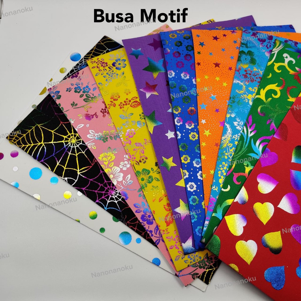 Busa Motif Art Foam 20x30 cm Craft DIY Kerajinan