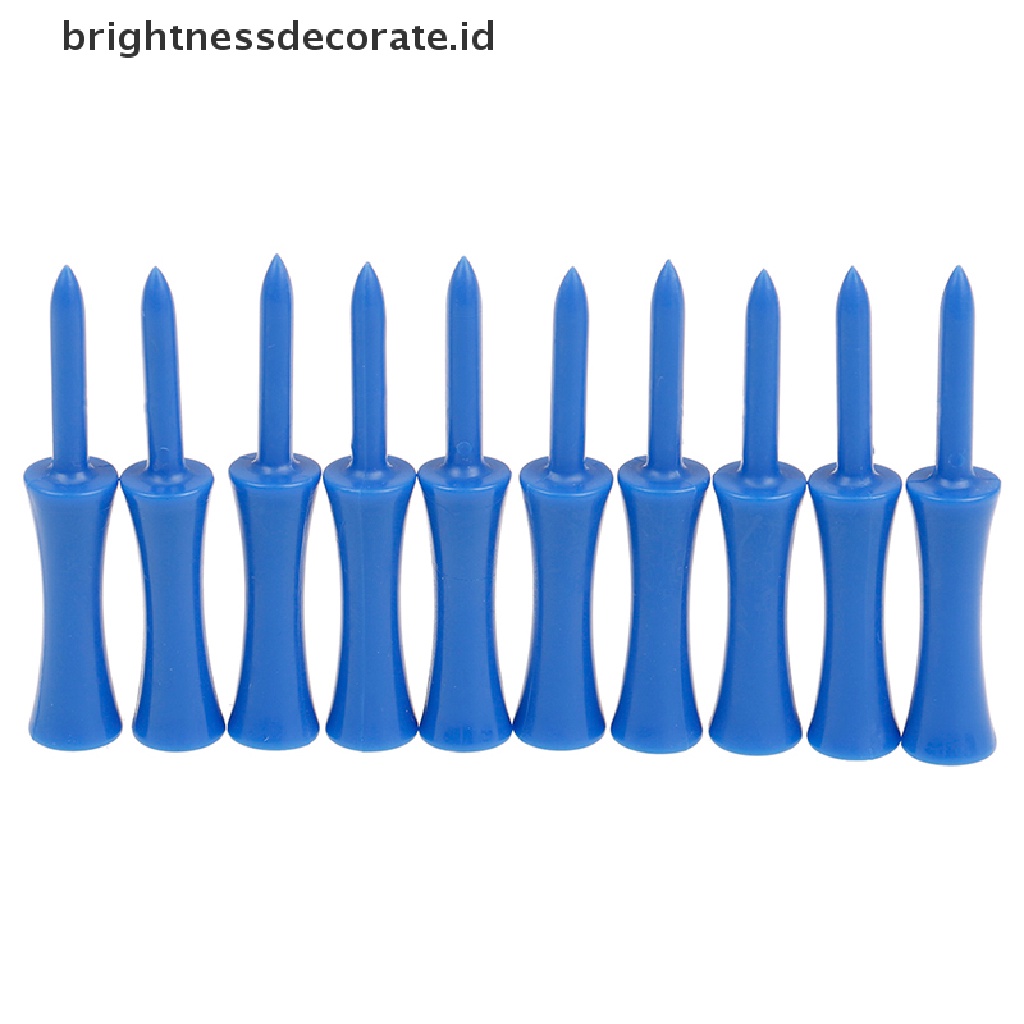 Set 50 Pcs Tee Golf Bahan Plastik Warna Biru Ukuran 2.68 Inch