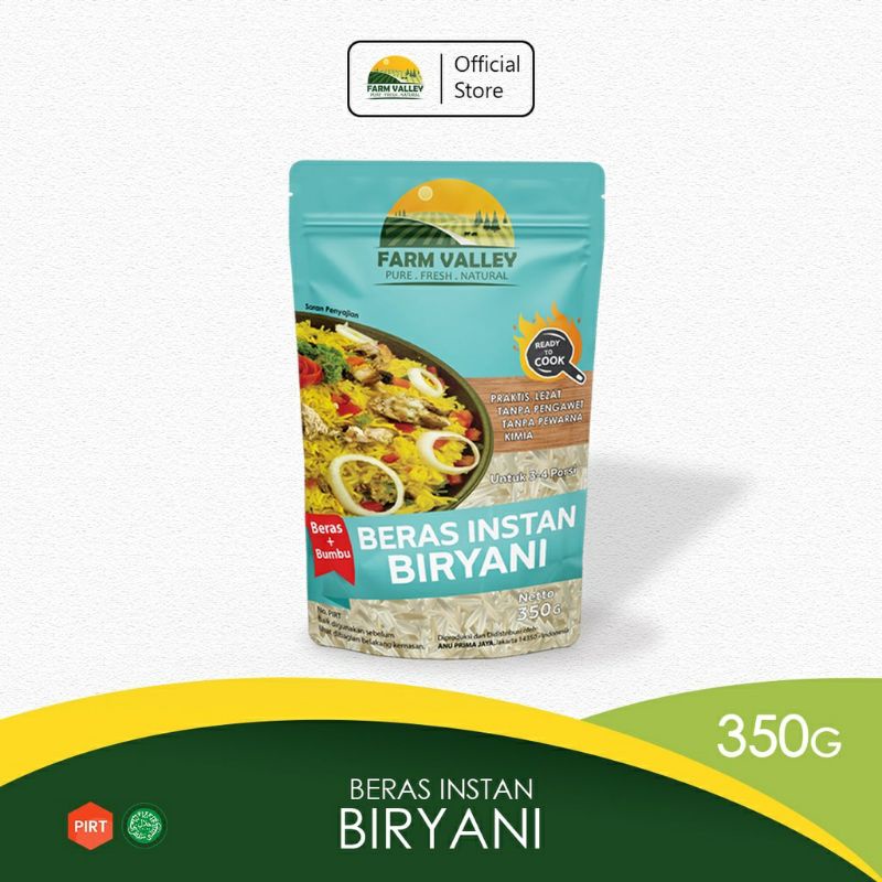 

Nasi Biryani Instan Farm Valley 350 gram
