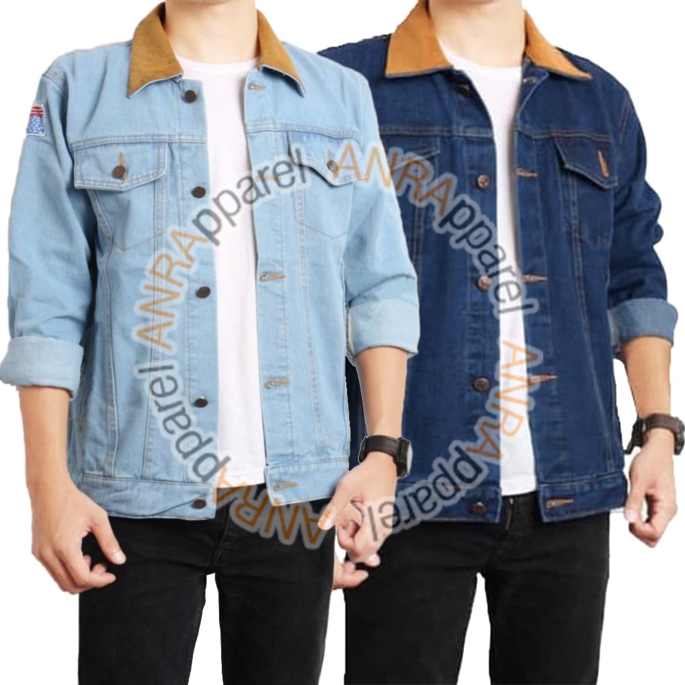 JAKET JEANS DILAN | Jaket Jeans Denim &quot;Dilan 1990&quot; - Biru Muda / Bioblitz / Biru Tua / Dongker