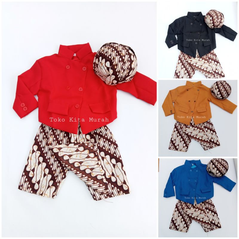 Beskap Bayi - Beskap Anak - Tedak Siten - Turun Tanah - Baju jawa
