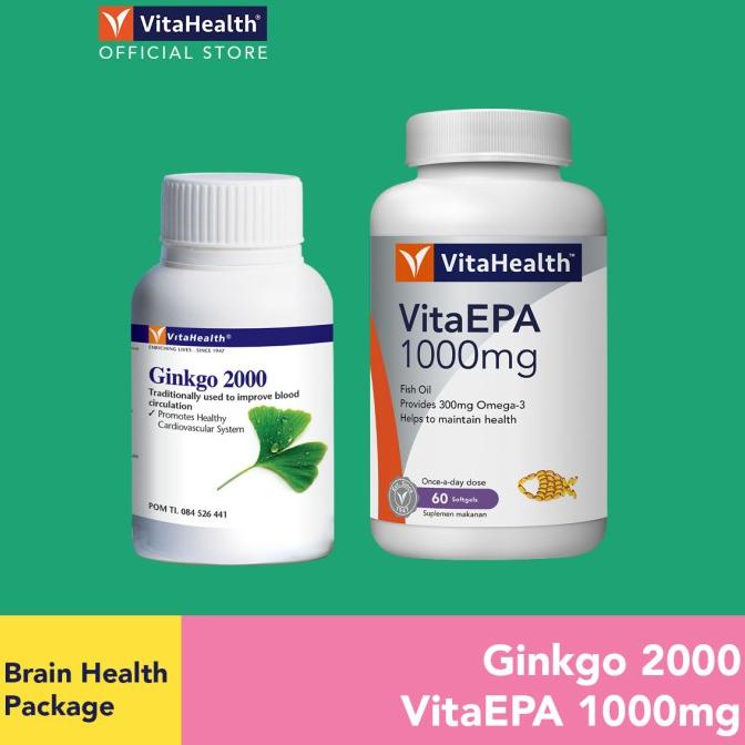 VitaHealth Bundling Vitamin VitaEPA 1000mg & Ginkgo 2000