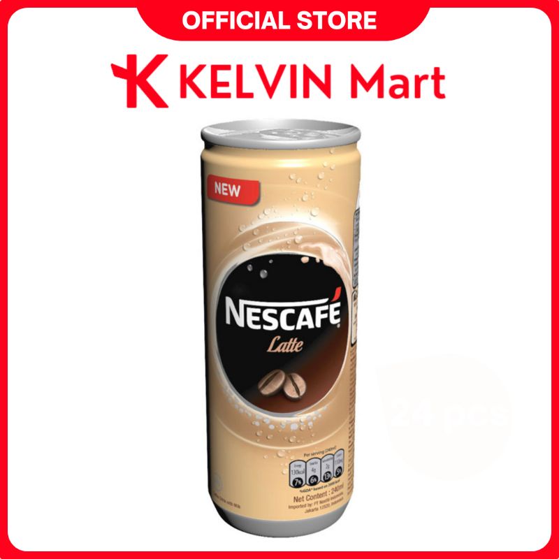 

NESCAFE Minuman Kopi Susu Kopi Kaleng Latte 240mL | KELVIN Mart