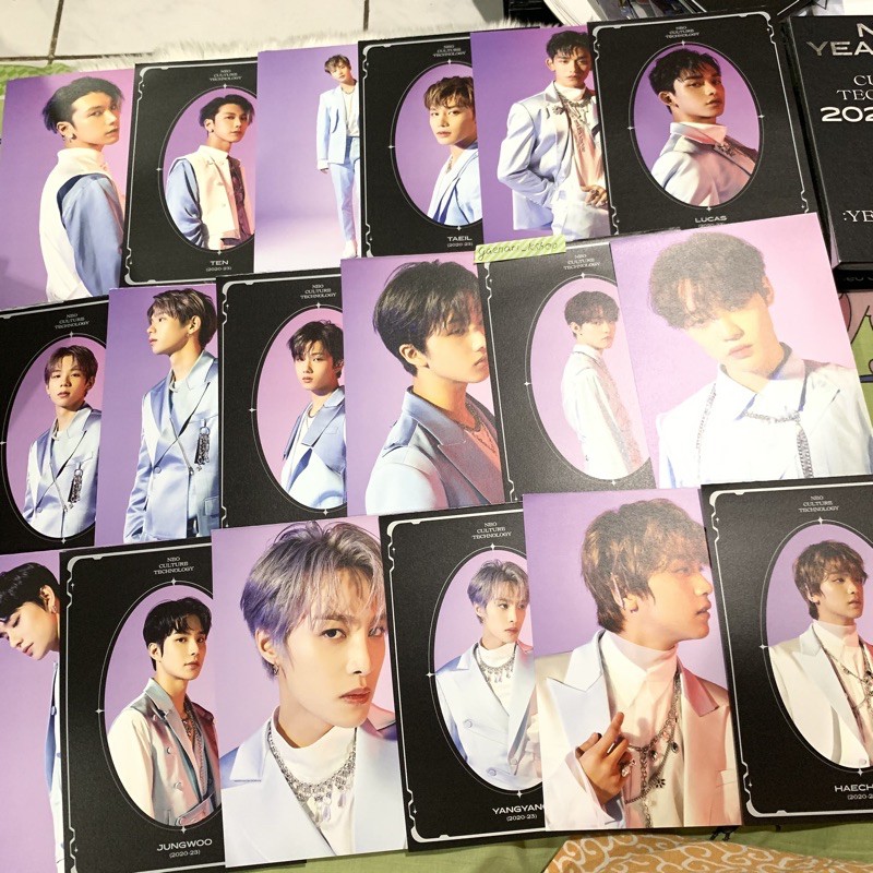 READY STOCK POSTCARD NCT 2020 YEARBOOK COLLECTION HAECHAN TEN LUCAS JISUNG JUNGWOO CHENLE YANGYANG