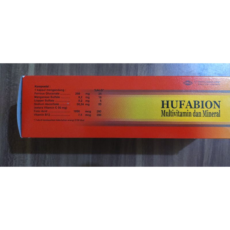 HUFABION MULTIVITAMIN PENAMBAH DARAH PER STRIP