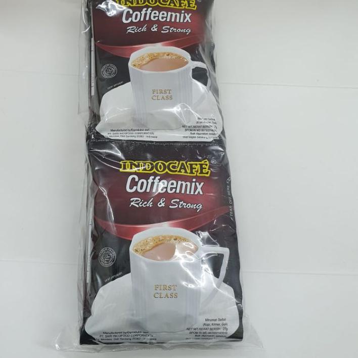 

⚡ Indocafe coffemix rich & strong (isi 10 pcs)