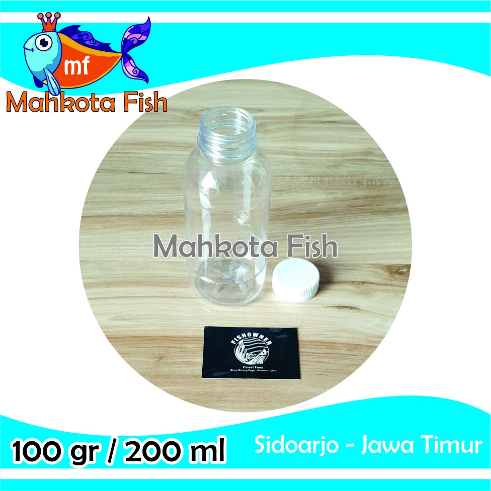 Botol Fish Owner | Botol Repack 100 gr / 200 ml Fish Owner | Fish Owner