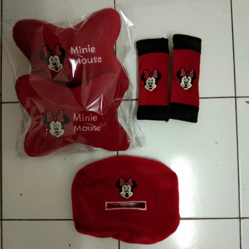 bantal mobil Mickey mouse