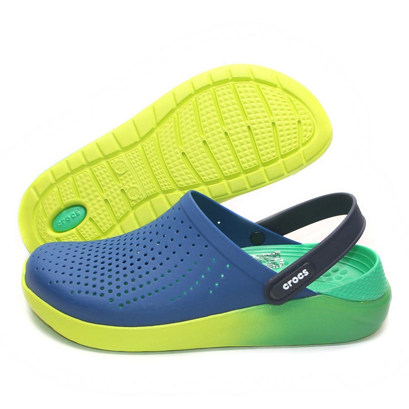 Crocs Literide Clog Gradasi / Literide Clog / Sandal Pria dan Wanita / Sandal Warna Gradasi / Sandal Anti Air / Sandal Kodokk