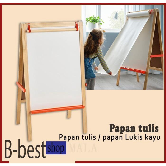 

Kanvas | Papan Lukis Anak Papan Tulis White Board Black / Papan Pengumuman