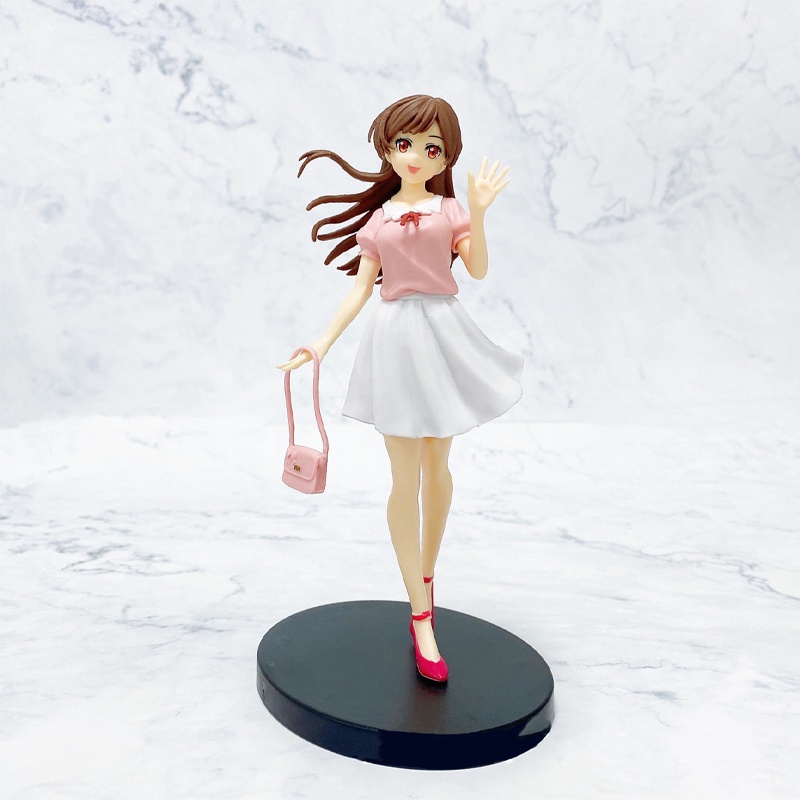 2022 Mainan Action Figure Anime Jepang Mizuhara Chizuru Bahan PVC Ukuran 18CM Untuk Koleksi