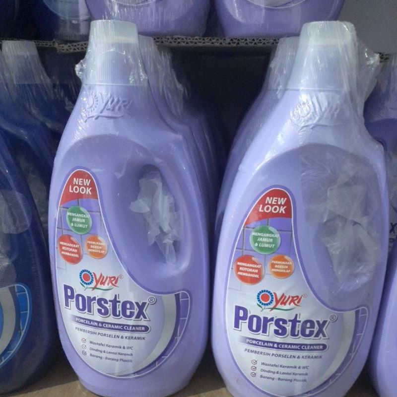 AHZA YURI PORSTEX PEMBERSIH KAMAR MANDI,PORSELEN &amp; KERAMIK 1000ML