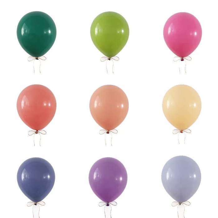 Balon Latex Retro 12inch / Balon Latex Retro Vintage Ecer