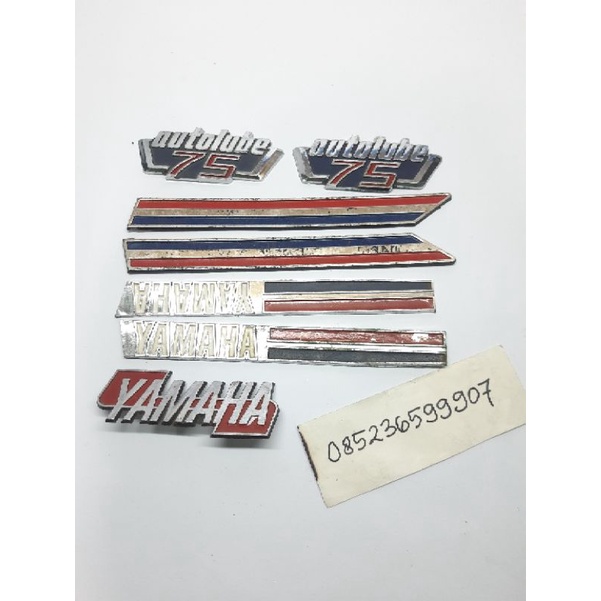 Emblem Yamaha V75 NOS