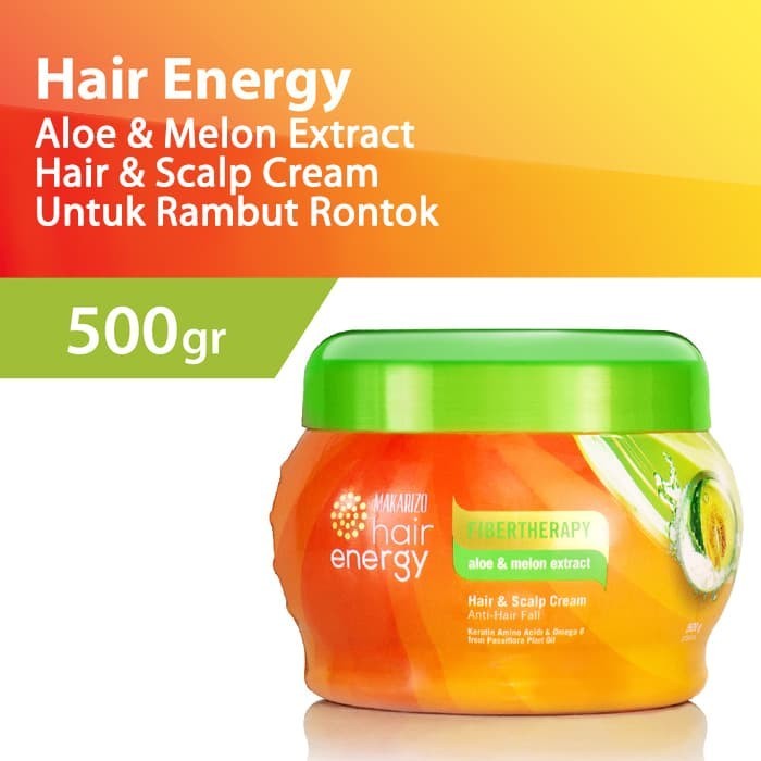 Makarizo Hair Energy Hair &amp; Scalp Creambath 500GR ORIGINAL