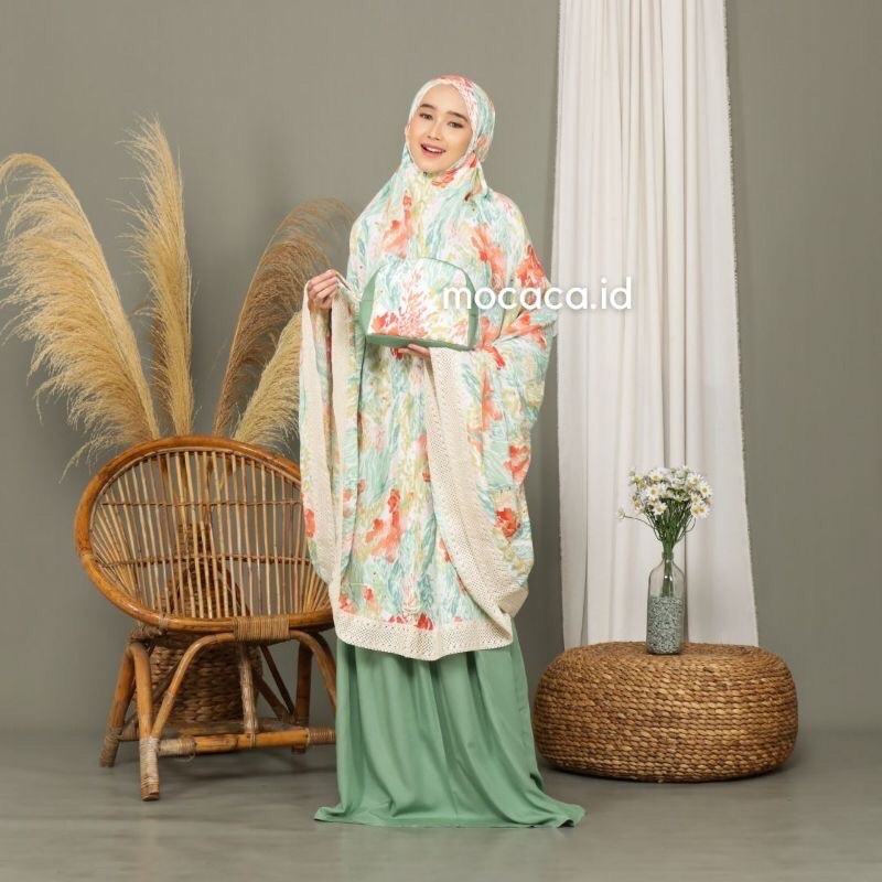 MUKENA COUPLE RAYON PREMIUM | RAYON VISCOSE | RAYON SILKY VISCOSE