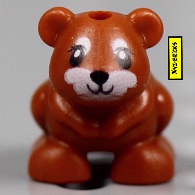 LEGO PARTS 6133569 Animal - Hamster No. 2 Dark Orange