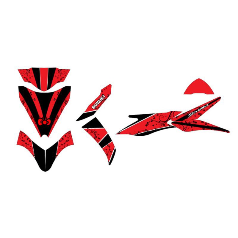 dekal stiker fullbody SkyDrive