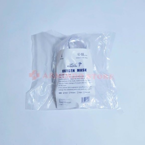 Masker Oksigen | Oxygen Mask Adult | Masker Oksigen Dewasa