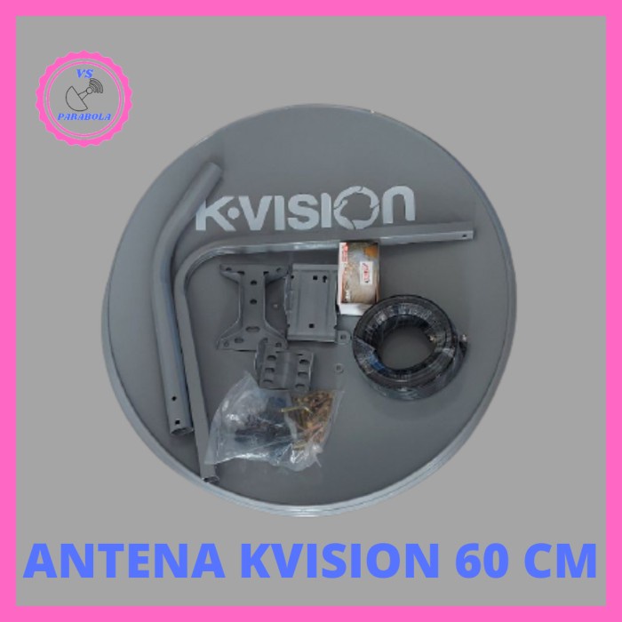 NEW ANTENA KVISION 60CM KOMPLIT RECEIVER KVISION - kvision 60cm, lgstars