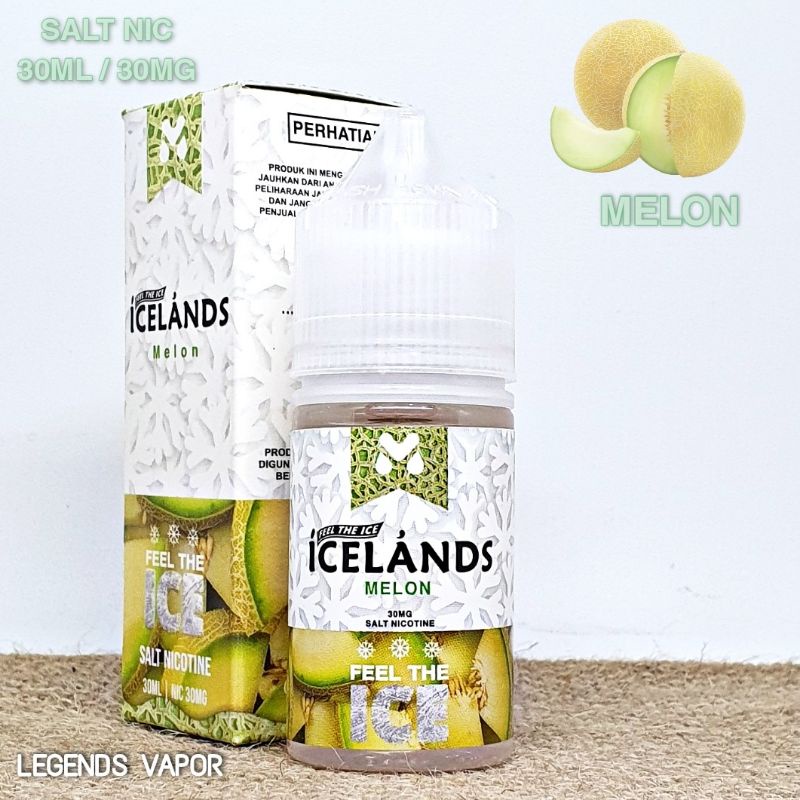 SALT NIC - LIQUID ICELANDS Melon 30ML 30MG AUTHENTIC