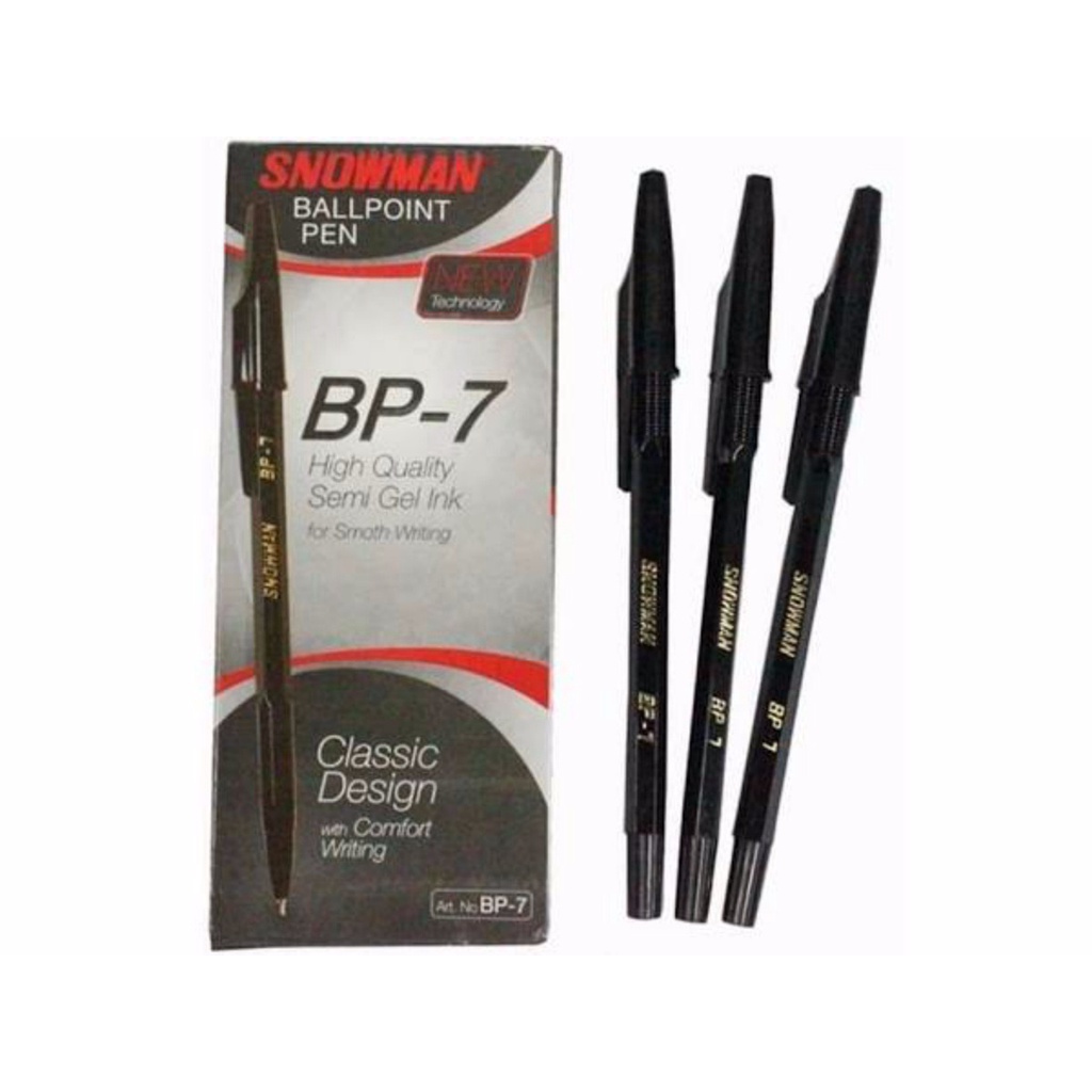 

Snowman Ballpoint BP7 Pulpen Satuan/Eceran