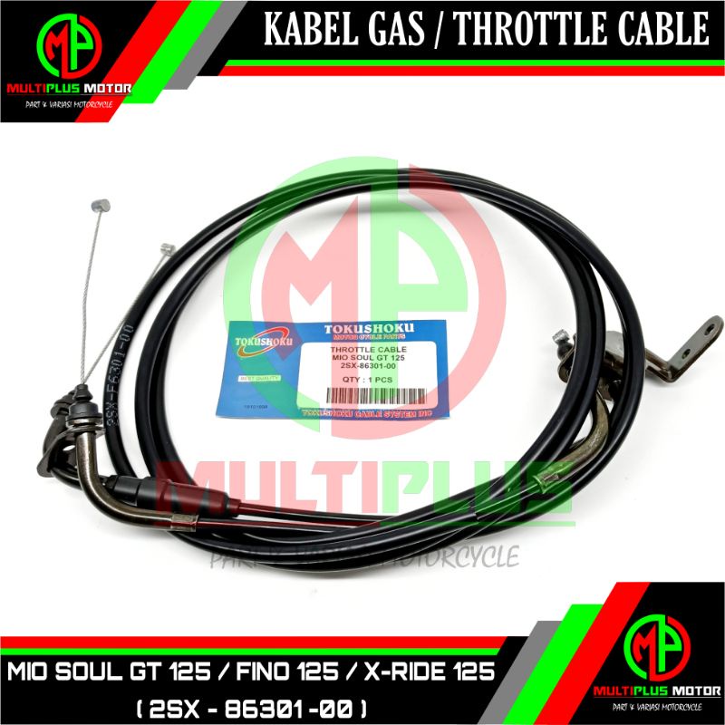 Kabel gas Tali gas Olor gas Throttle cable SOUL GT 125,MIO SOUL GT 125,X-RIDE 125
