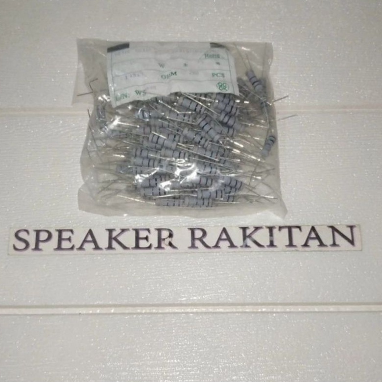 Resistor 100 ohm 2 Watt - R 100ohm 2Watt (200pcs)