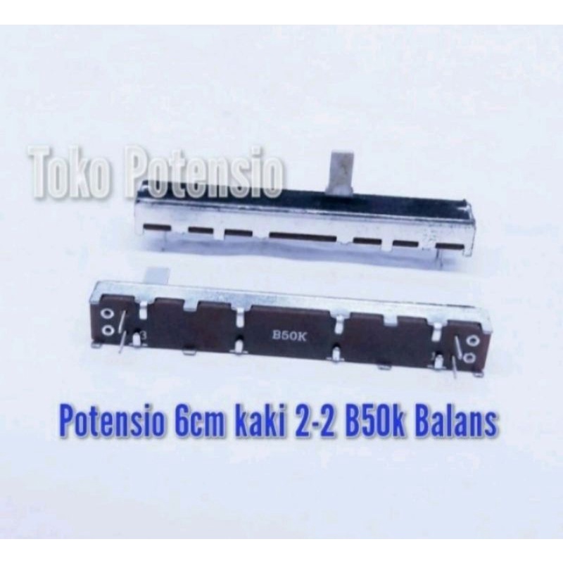 POTENSIO GESER 6CM KAKI 2-2 B50K BALANCE