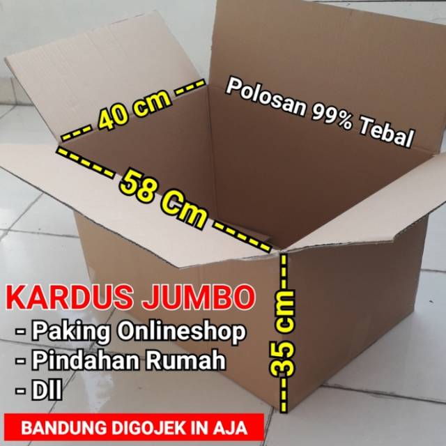 

Kardus Besar 58x40x35
